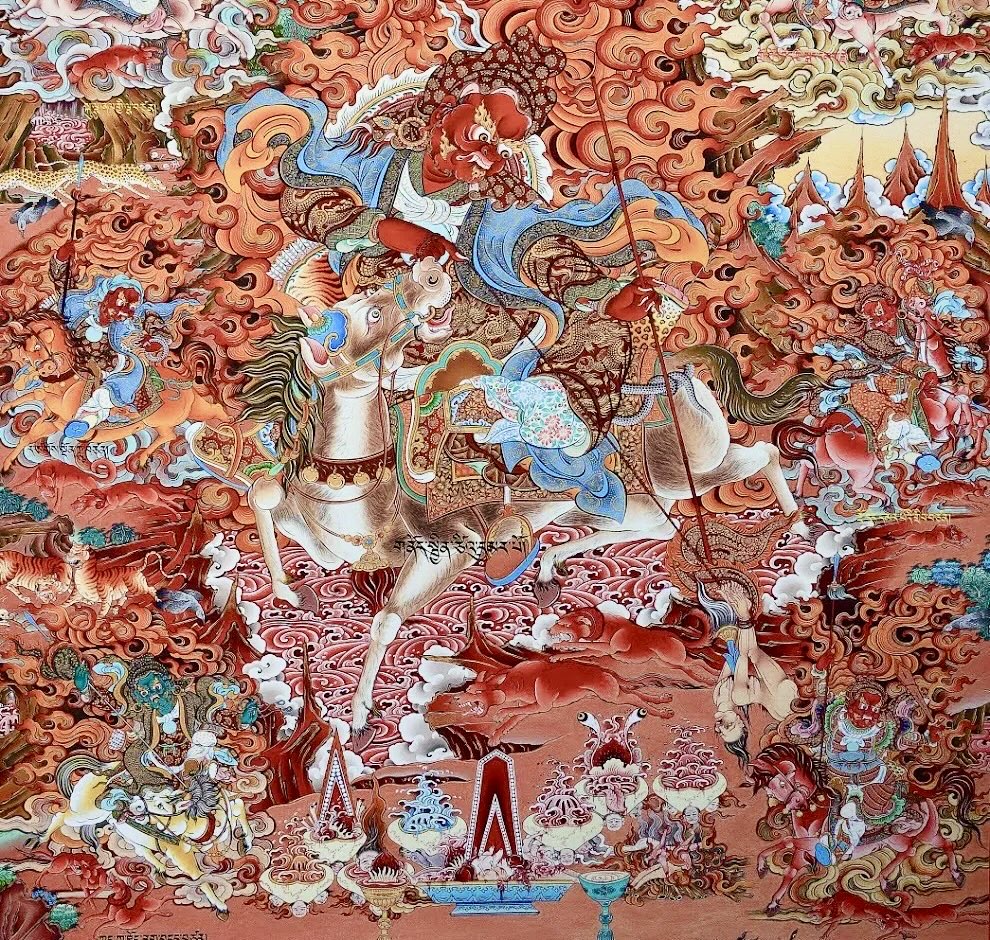 大護法自在金剛(紫瑪拉)